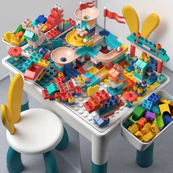 Table Multifonctionnelle de Construction de Blocs