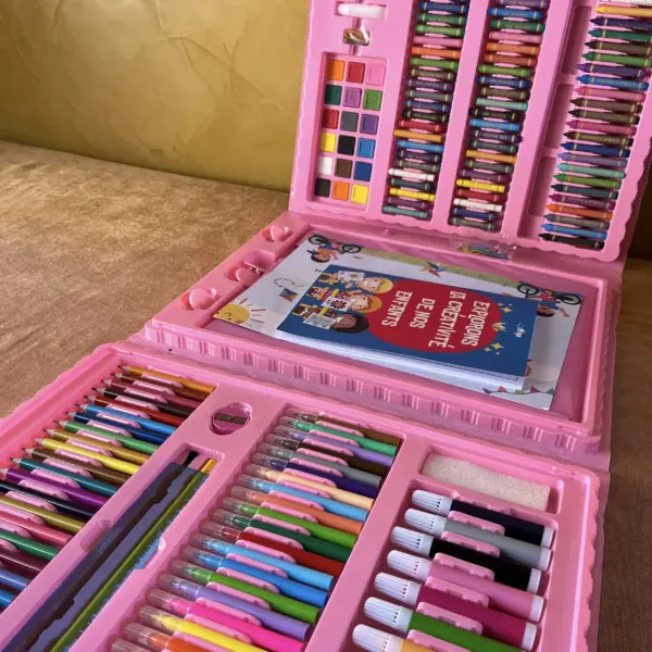 Ensemble d'Art - 208 Pièces avec Livre de Coloriage - Image 6