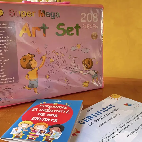 Ensemble d'Art - 208 Pièces avec Livre de Coloriage - Image 3