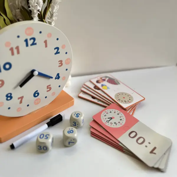 Horloge Éducative en Bois pour Enfants - Image 5